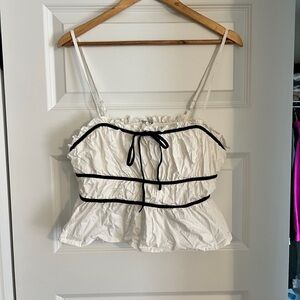 Storia White Bow Tank